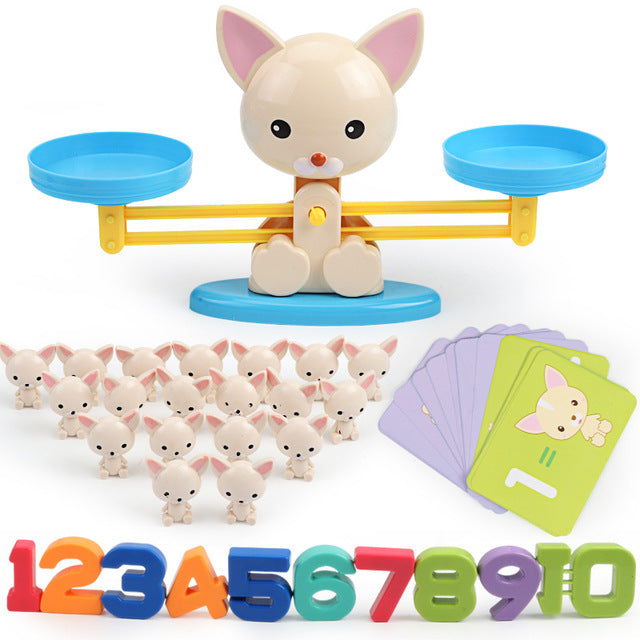 Woods™ | Leather Counting - Montessori Counting Scale