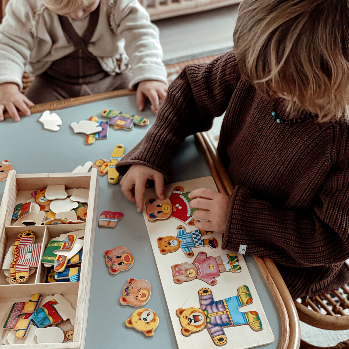 Woods™ | Wooden Dress-up Puzzle 'Boris'