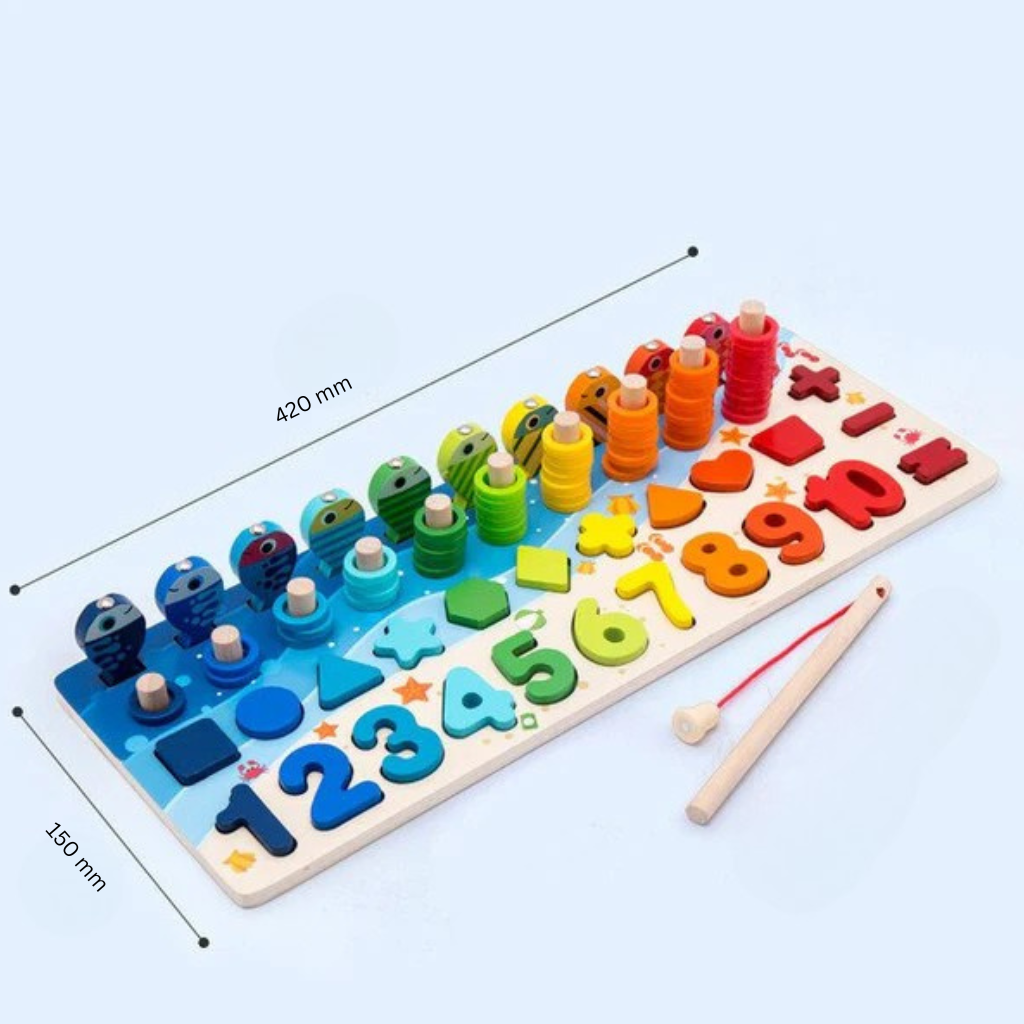 Woods™ | Develop Skills - Montessori Wooden Play Board