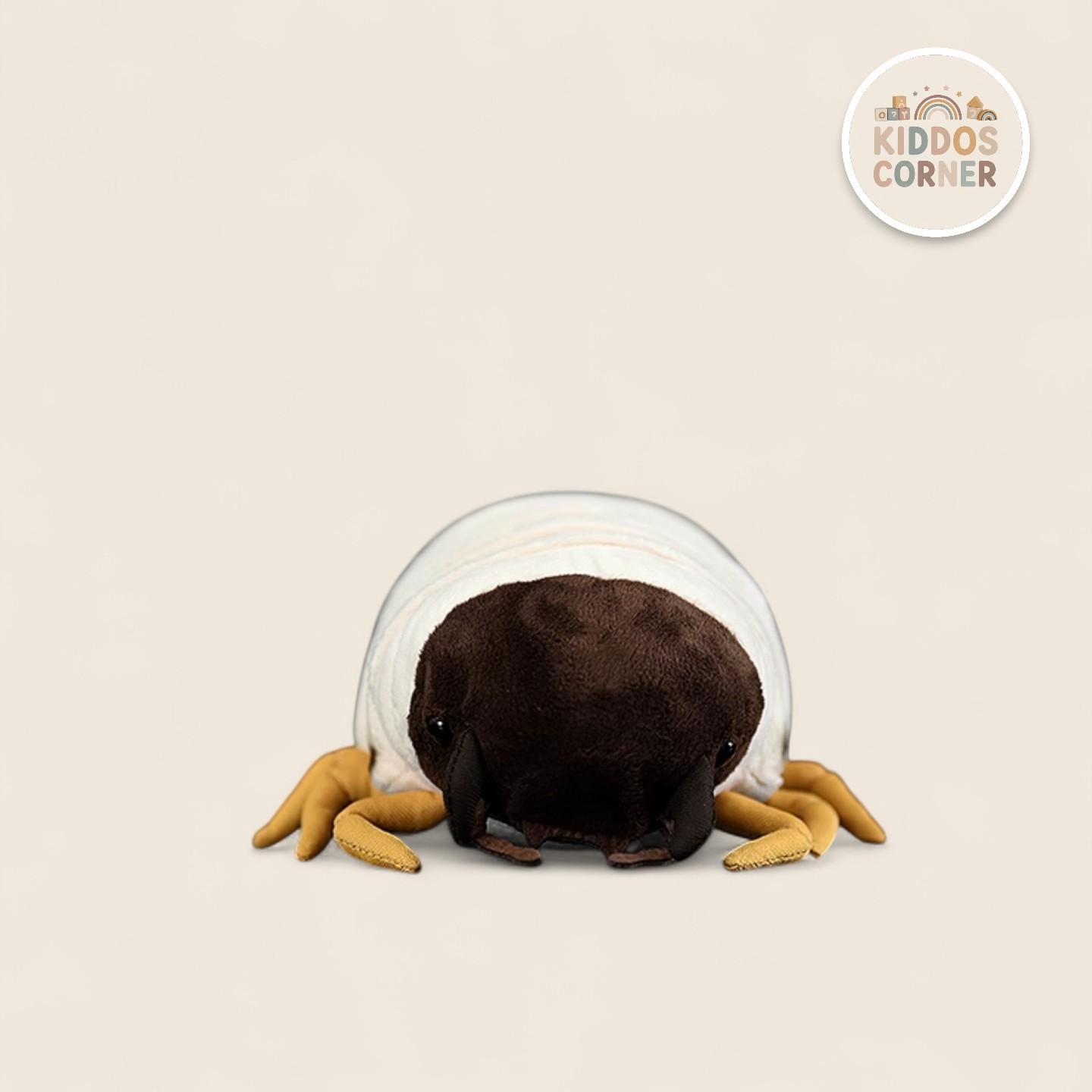 White Grub Soft Stuffed Plush Toy