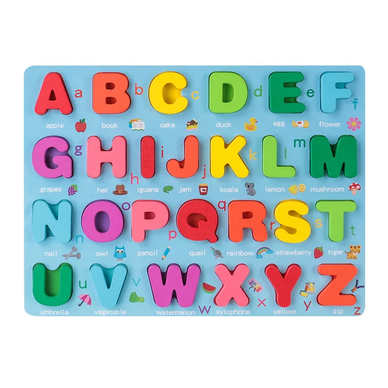 SmartBoard – Colorful & Educational – Montessori Number & Letter Learning Puzzle