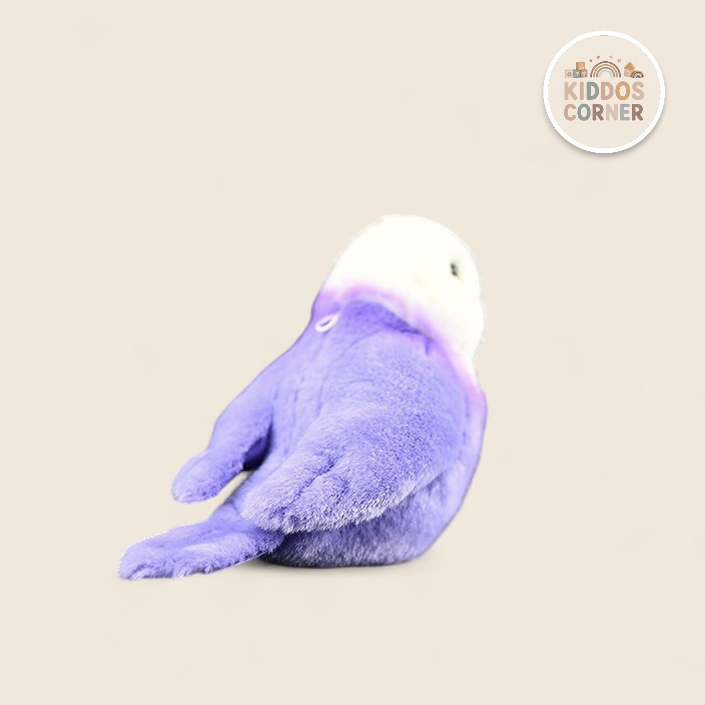 Purple Lovebird Soft Stuffed Plush Toy