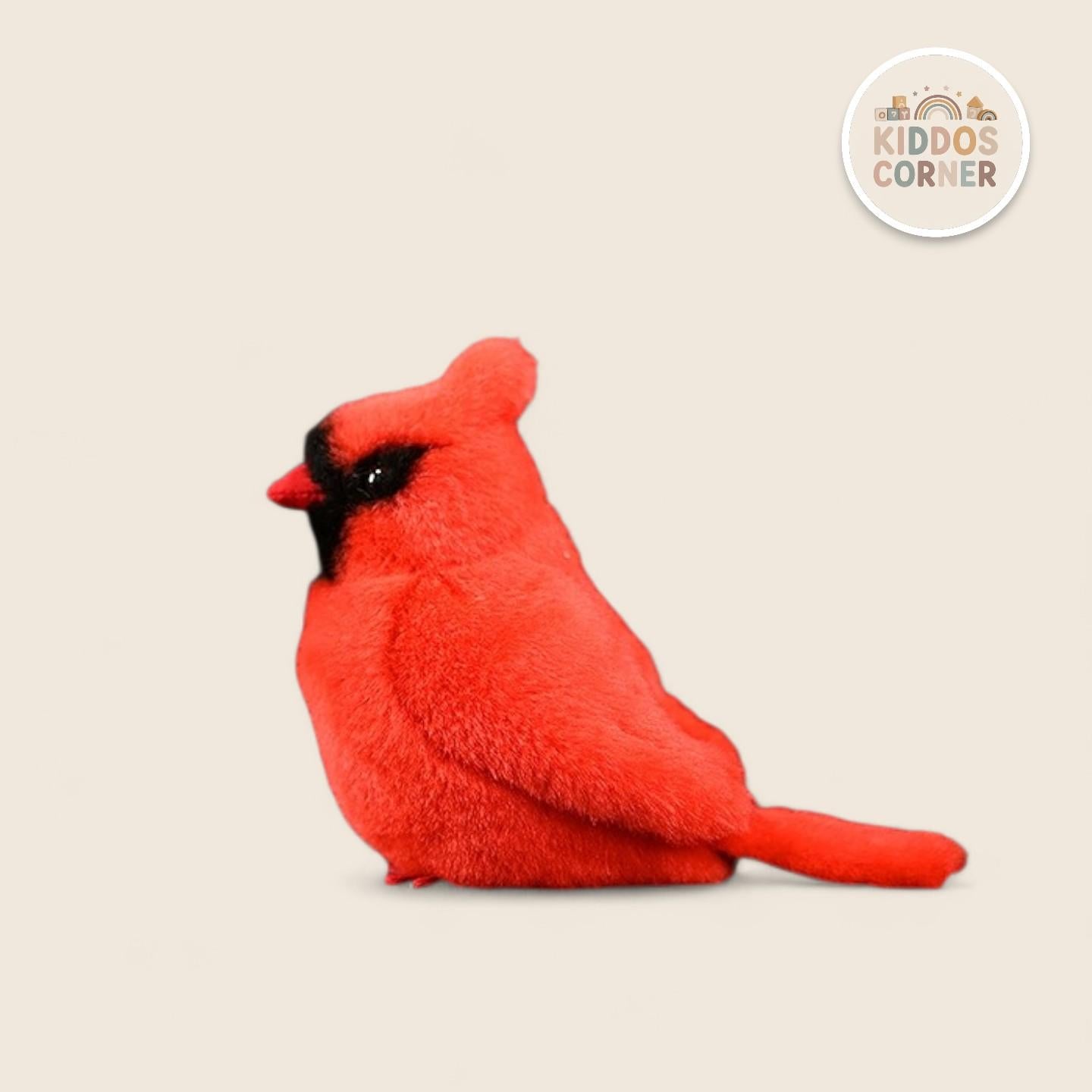 Northern Cardinal Bird Soft Stuffed Plush Toy