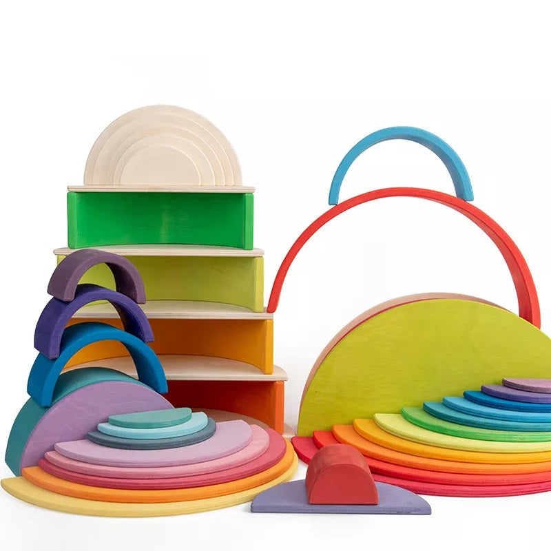 Woods™ - Endless Building Possibilities - Semicircular Disks