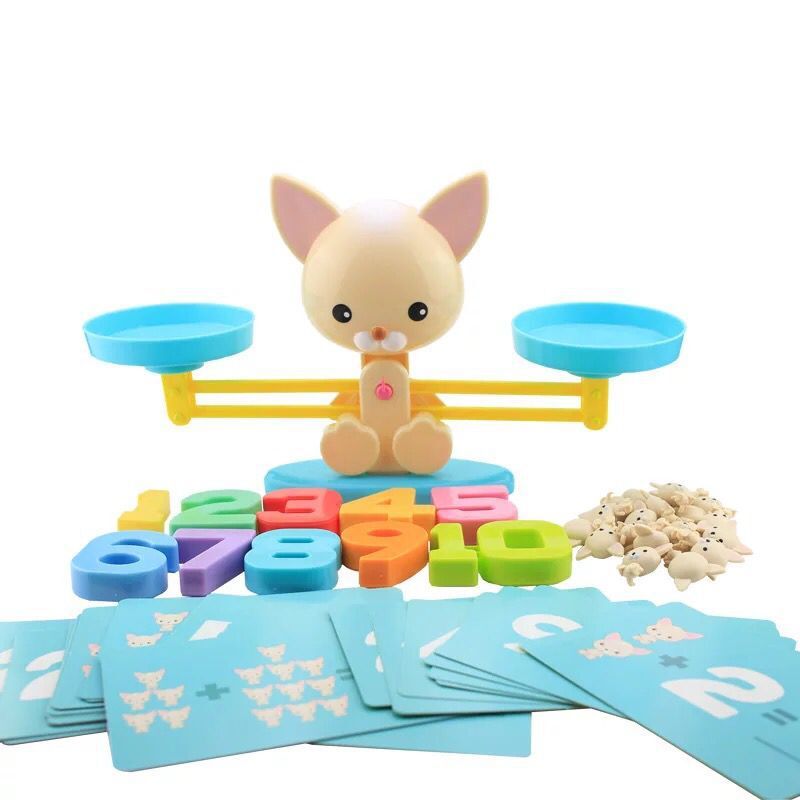 Woods™ | Leather Counting - Montessori Counting Scale