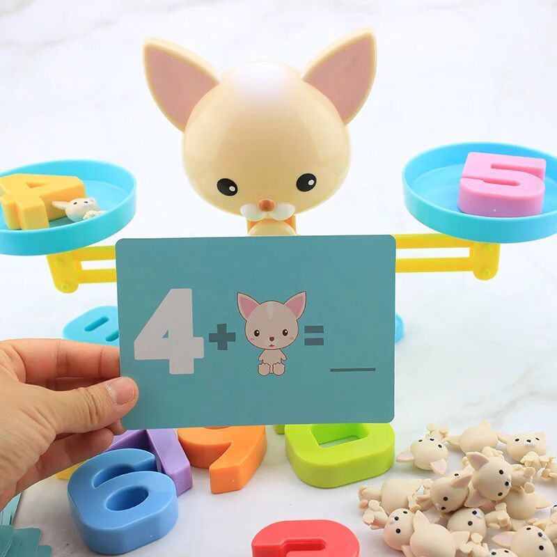 Woods™ | Leather Counting - Montessori Counting Scale