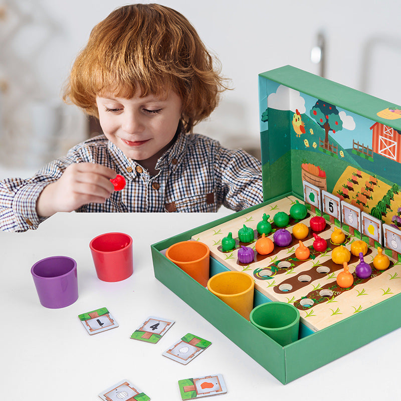 EduFarm – Playful Learning – Montessori Number & Color Game