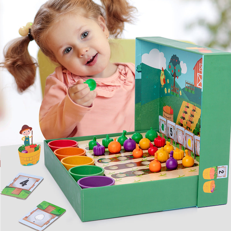 EduFarm – Playful Learning – Montessori Number & Color Game