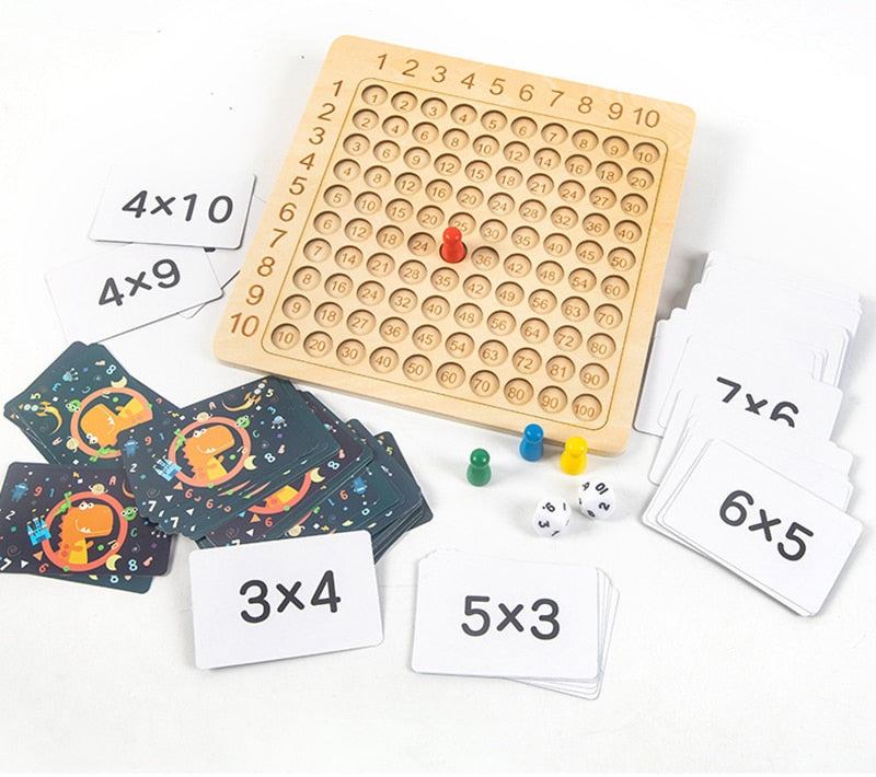Woods™ - Easy-to-Read Abacus Tables! - Educational Math Game