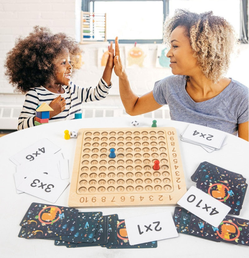 Woods™ - Easy-to-Read Abacus Tables! - Educational Math Game