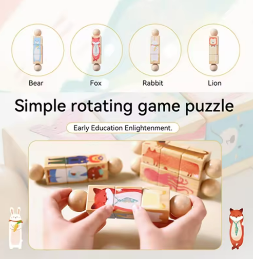 Woods™ - Spin & Learn - Rotating Toddler Puzzle