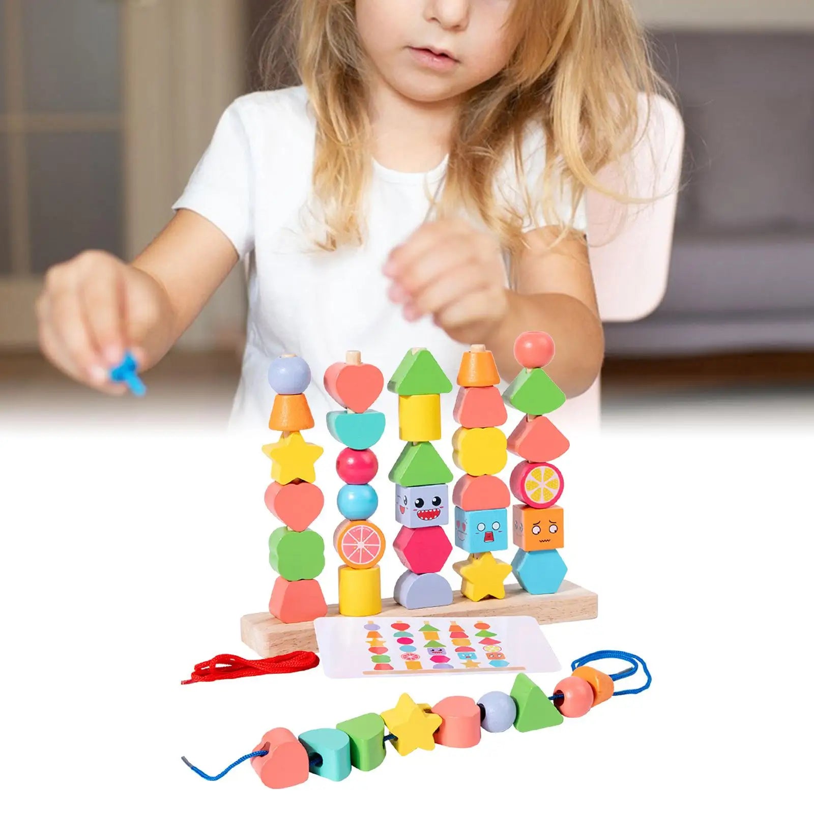 Woods™ - Creates Spatial Awareness - Wooden Leather Blocks