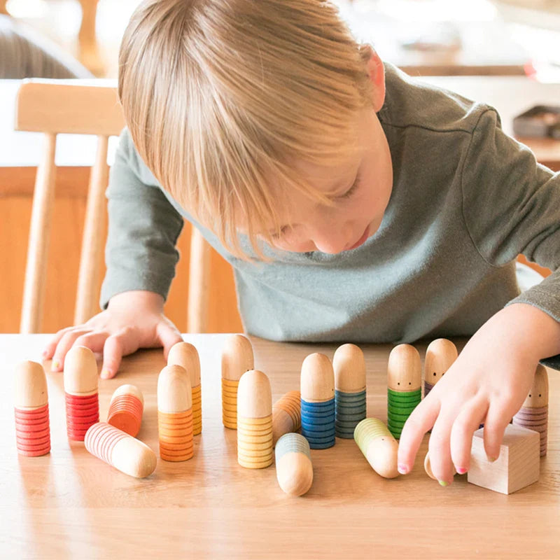Rainbow Blocks™ – Creative Coloring Fun – Wooden Coloring Playset