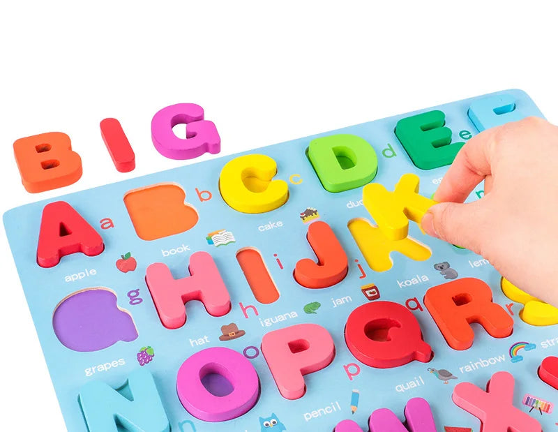 SmartBoard – Colorful & Educational – Montessori Number & Letter Learning Puzzle