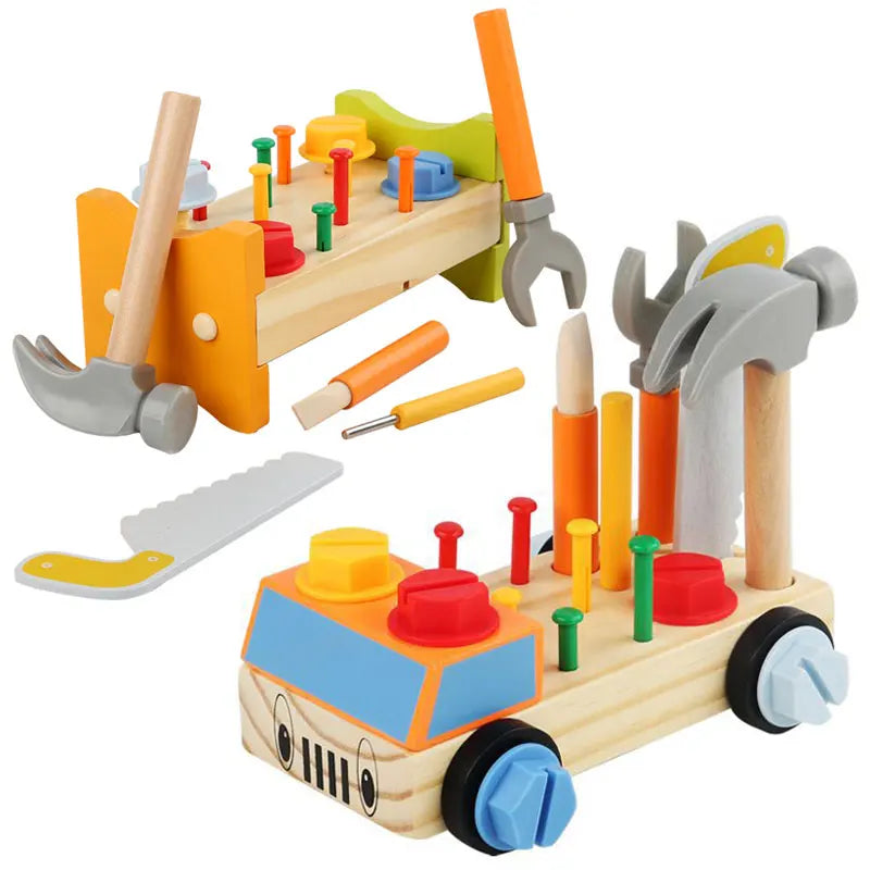 Woods™ - Turn & Learn - Montessori Auto Screwboard