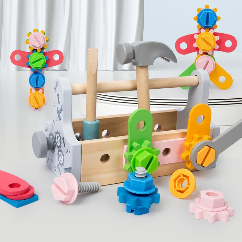 Woods™ - Creative & Problem Solving - Wooden Toolbox