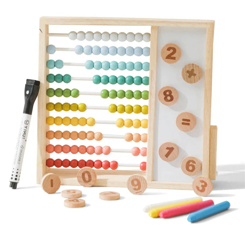 Woods™ - Leather Tel - Wooden Abacus