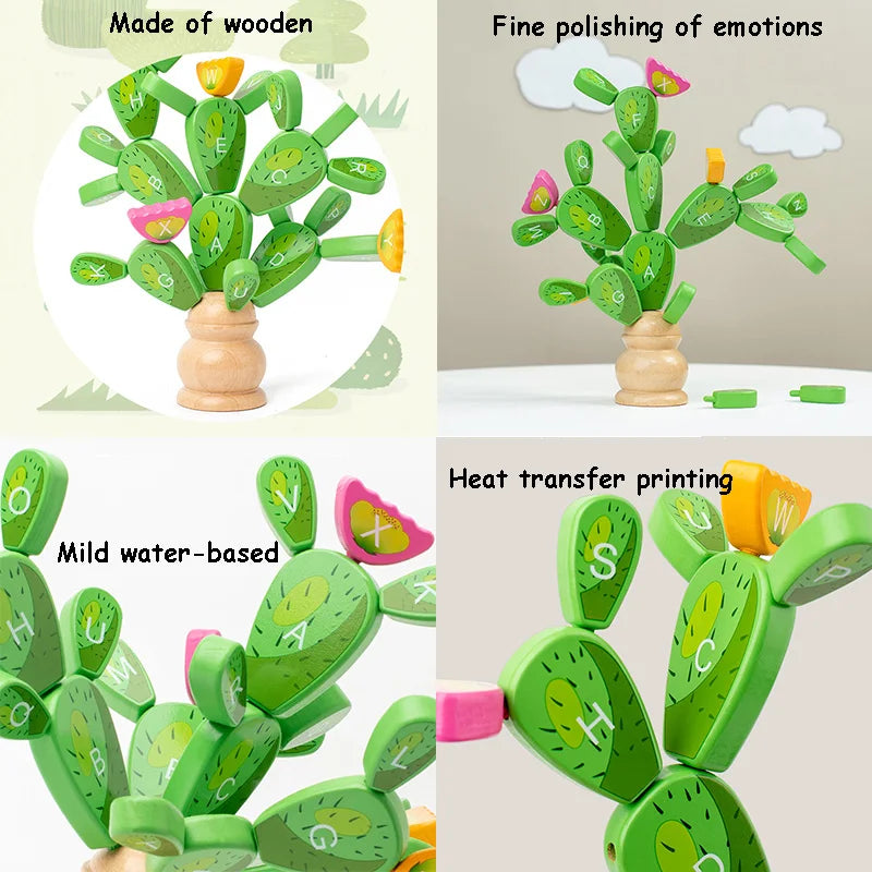 Woods™ - Word Making & Creativity - Cactus Letter Hoop