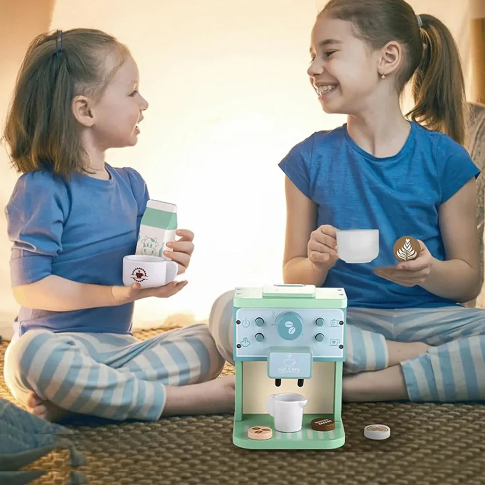 Woods™ - Many Cooking Fun - Wooden Children's Coffee Playset