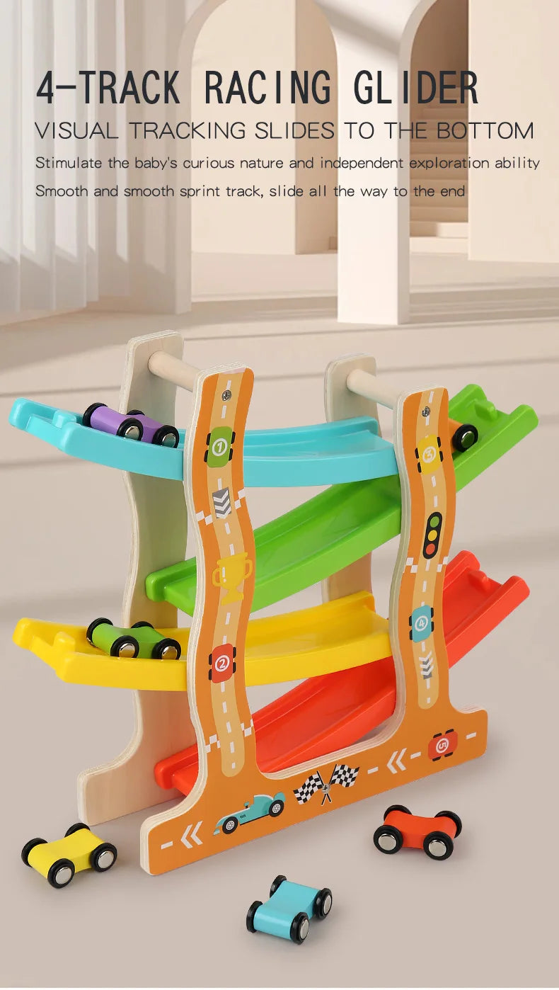 Woods™ - Creative & Educational - Wooden Roller Coaster