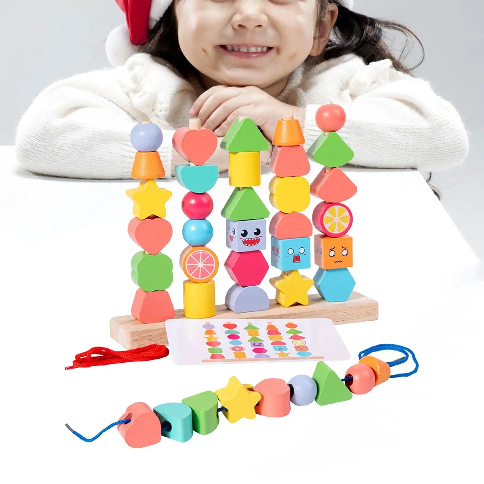 Woods™ - Creates Spatial Awareness - Wooden Leather Blocks