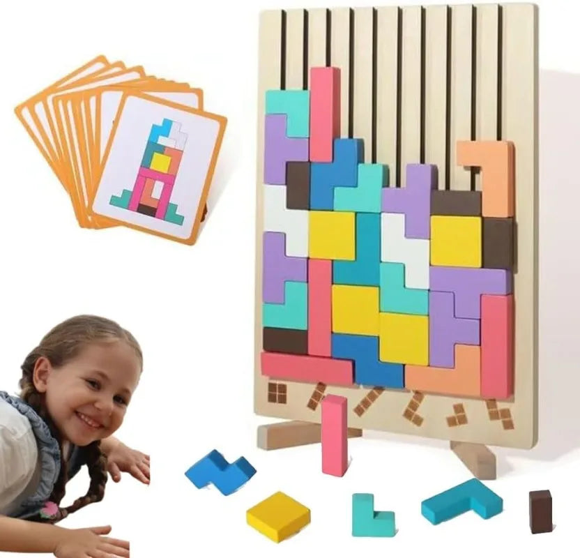 Puzzle Totem™ – Think & Build – Wooden Puzzle Game