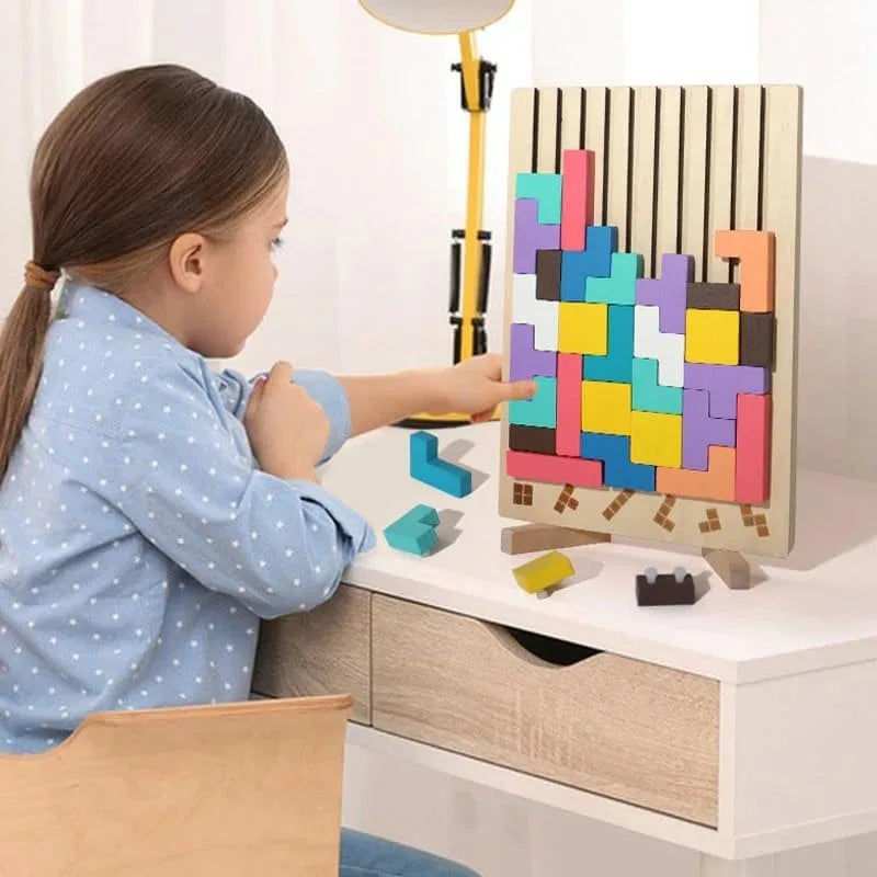 Puzzle Totem™ – Think & Build – Wooden Puzzle Game