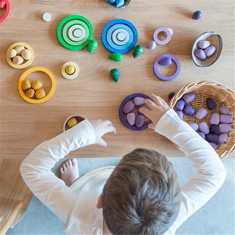 Rainbow Blocks™ – Creative Coloring Fun – Wooden Coloring Playset