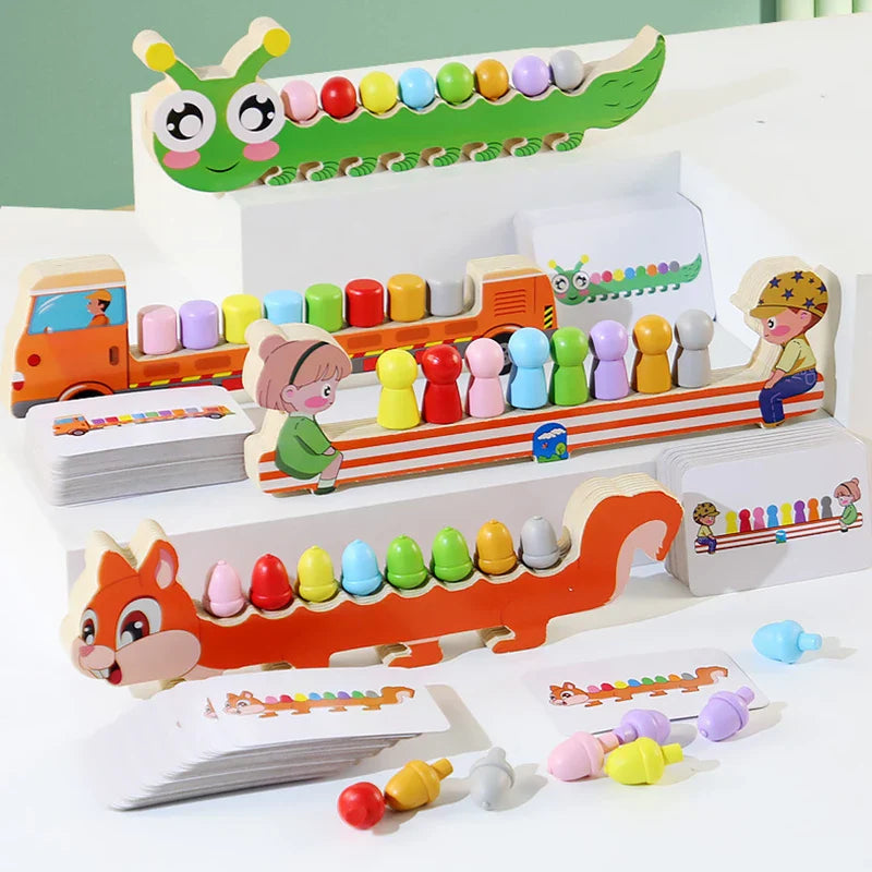 Sensory Color Sticks™ – Colors & Animals – Color Sorting Game