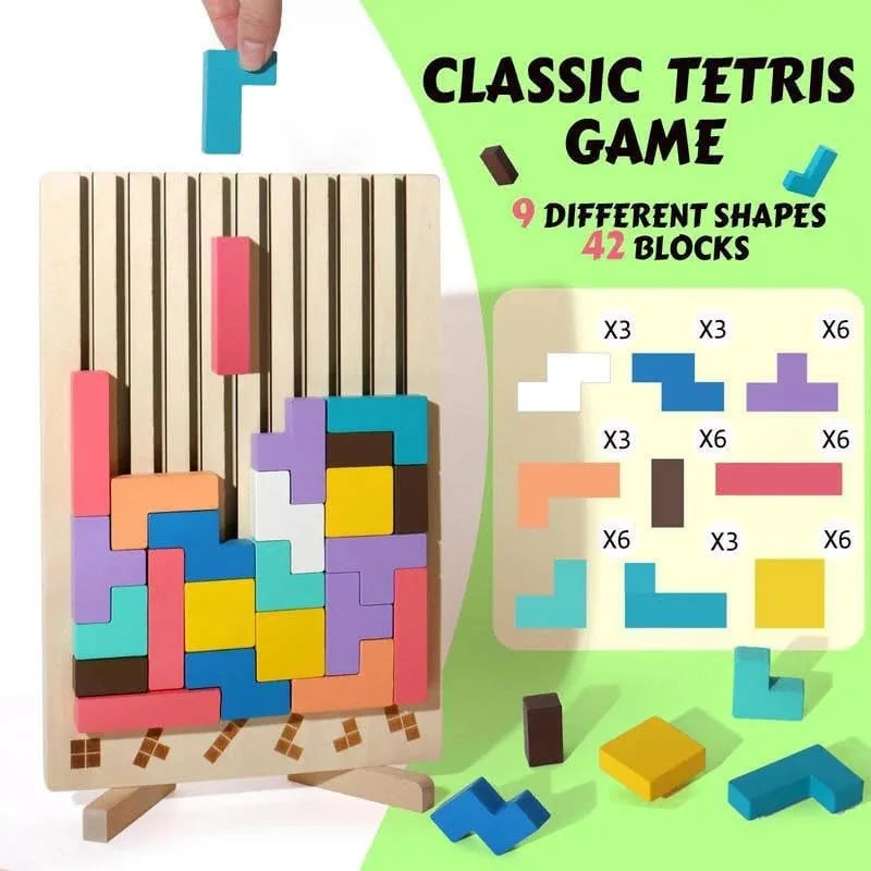 Puzzle Totem™ – Think & Build – Wooden Puzzle Game