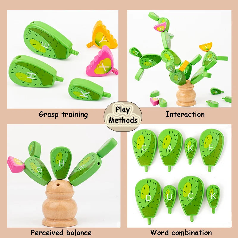 Woods™ - Word Making & Creativity - Cactus Letter Hoop