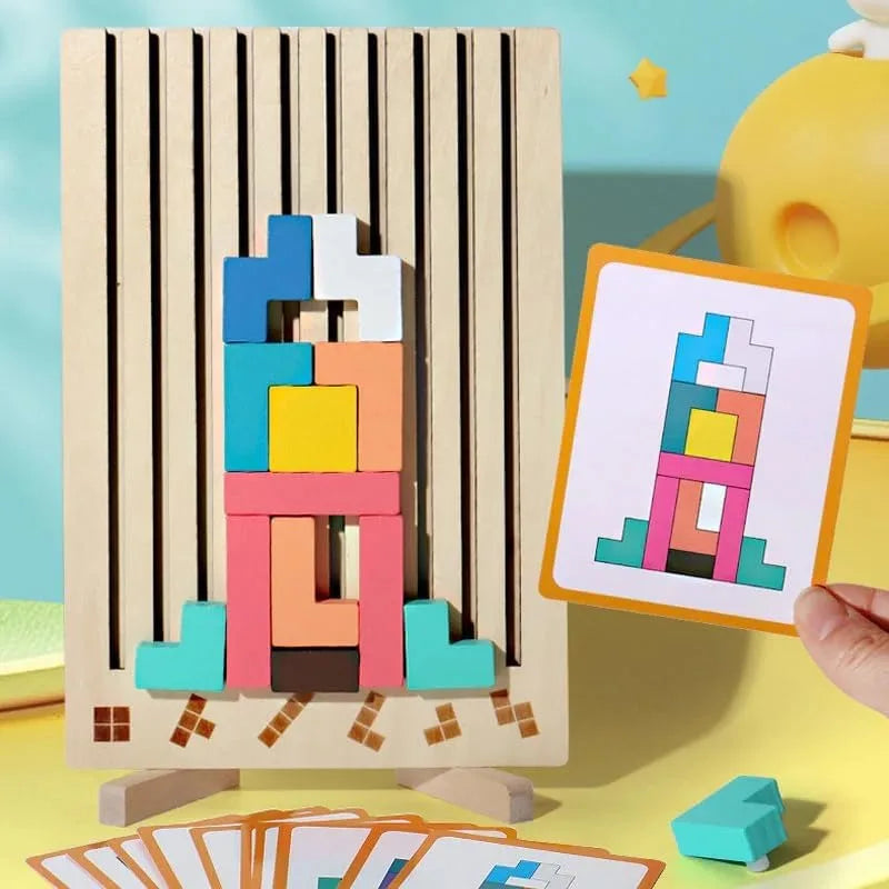 Puzzle Totem™ – Think & Build – Wooden Puzzle Game