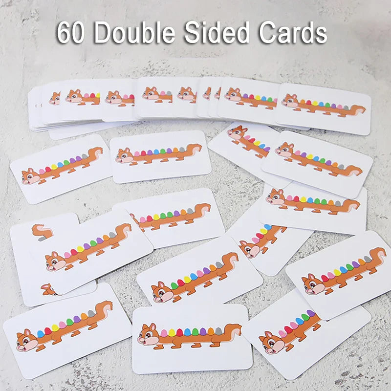 Sensory Color Sticks™ – Colors & Animals – Color Sorting Game