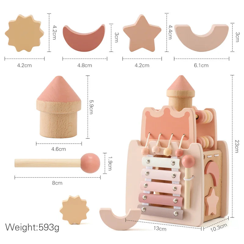 Woods™ - Creative Sound Fun - Wooden Music Tower