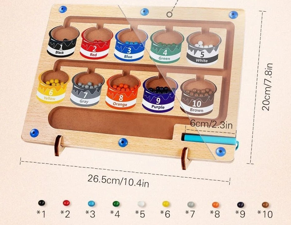 Woods™ - Maze Adventure with Magnets - Magnetic Sorting Board