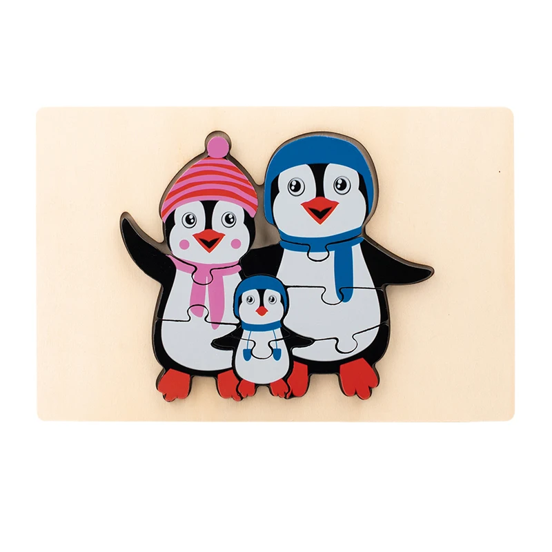 Animal Puzzle™ – Discover & Learn – Cartoon Wooden Puzzle