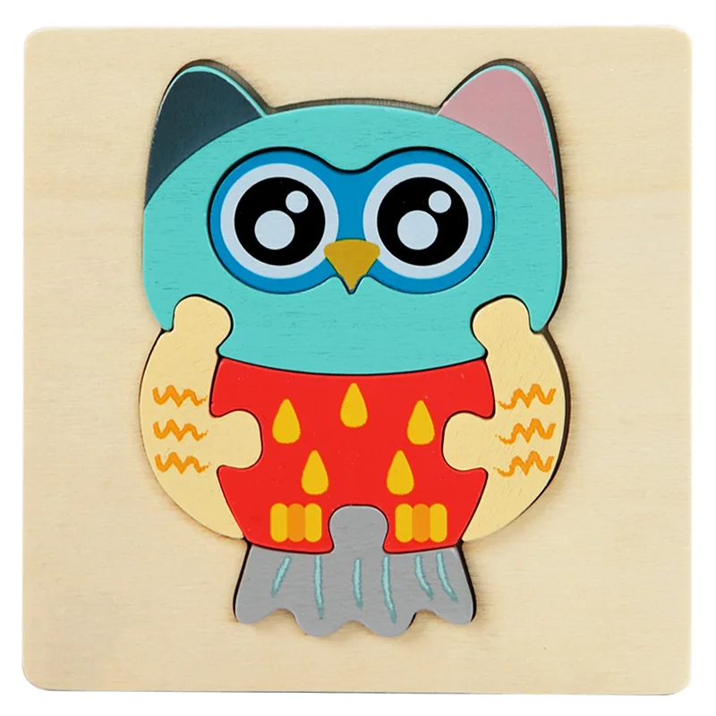 3D Wooden Puzzle™ - Playful Animal Adventure - Jigsaw Puzzle