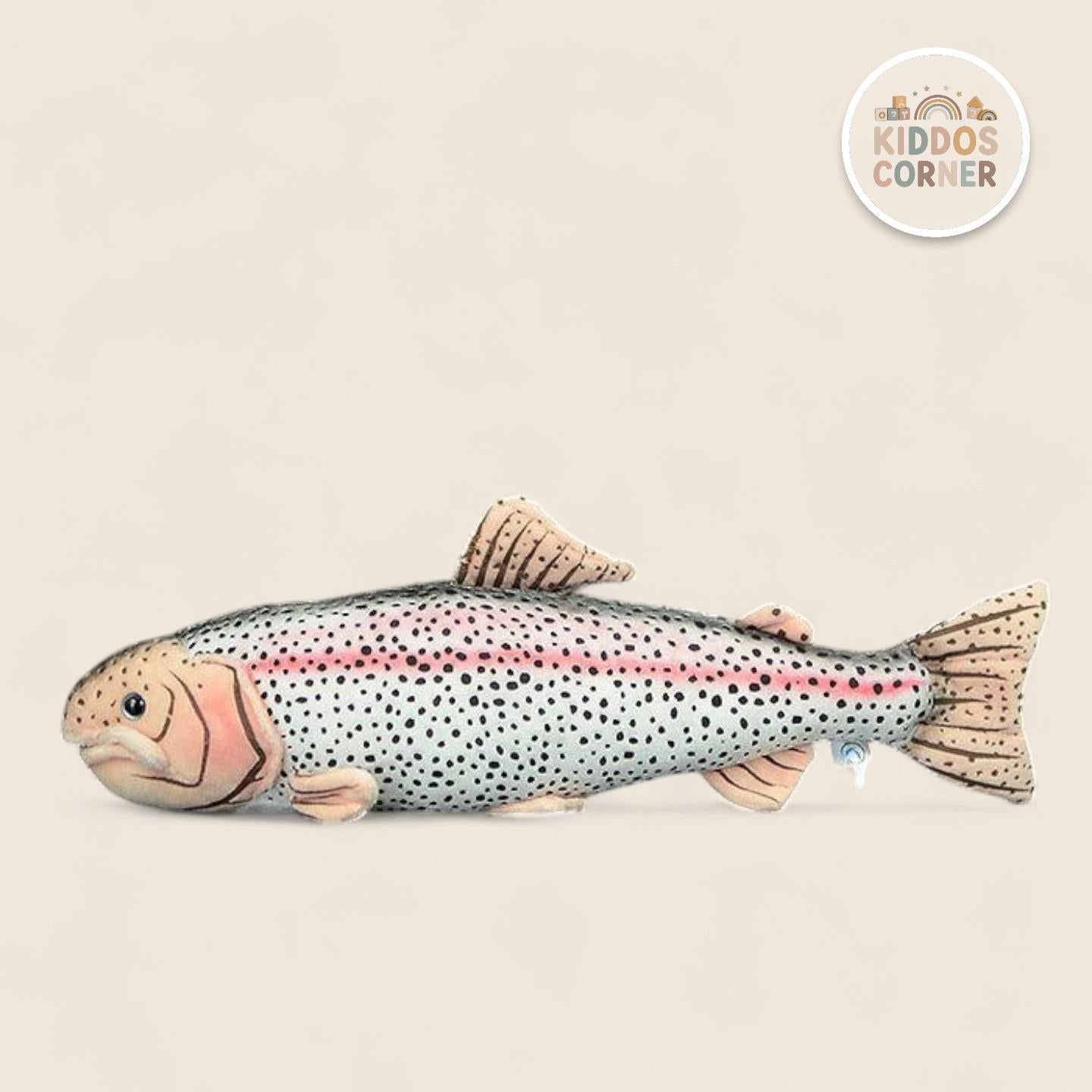 Rainbow Trout Fish Soft Stuffed Plush Toy