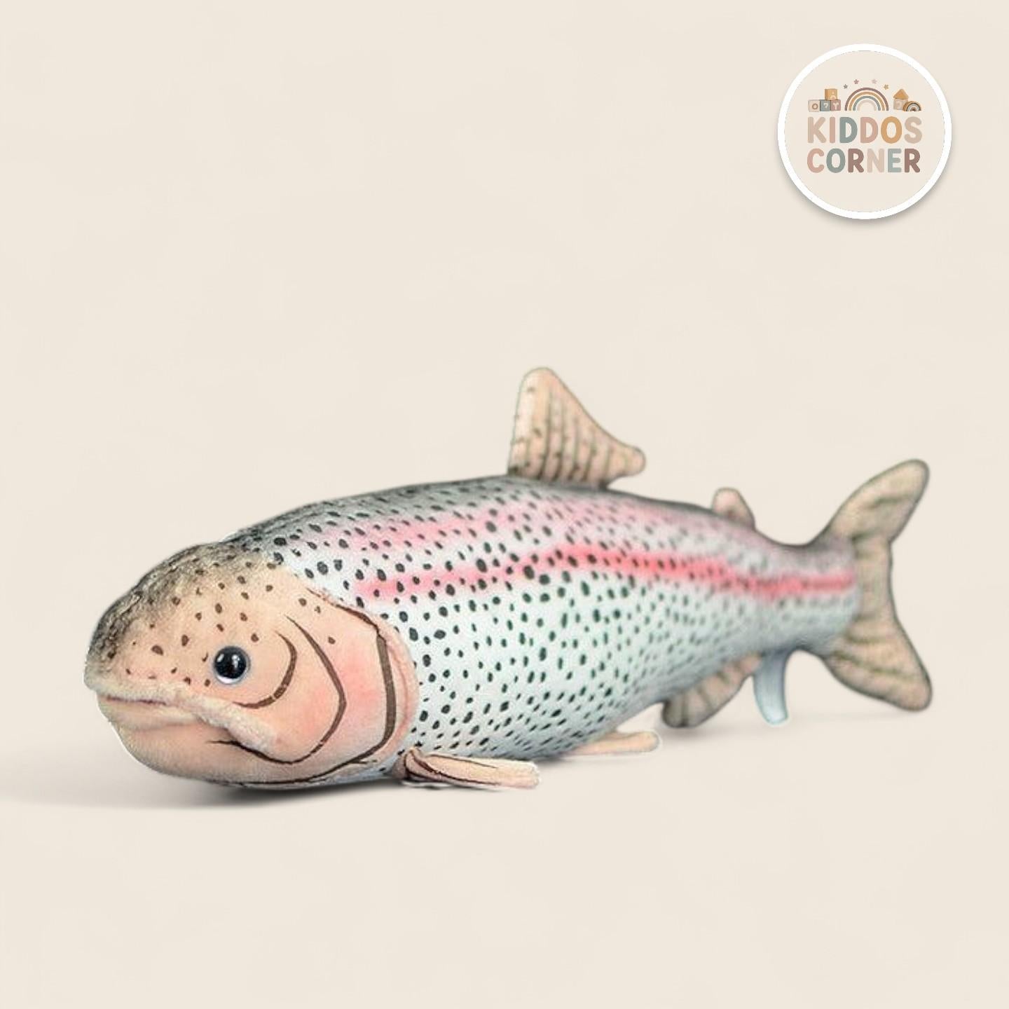Rainbow Trout Fish Soft Stuffed Plush Toy