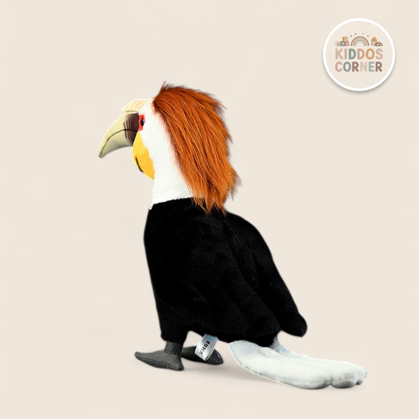 Wreathed Hornbill Bird Soft Stuffed Plush Toy