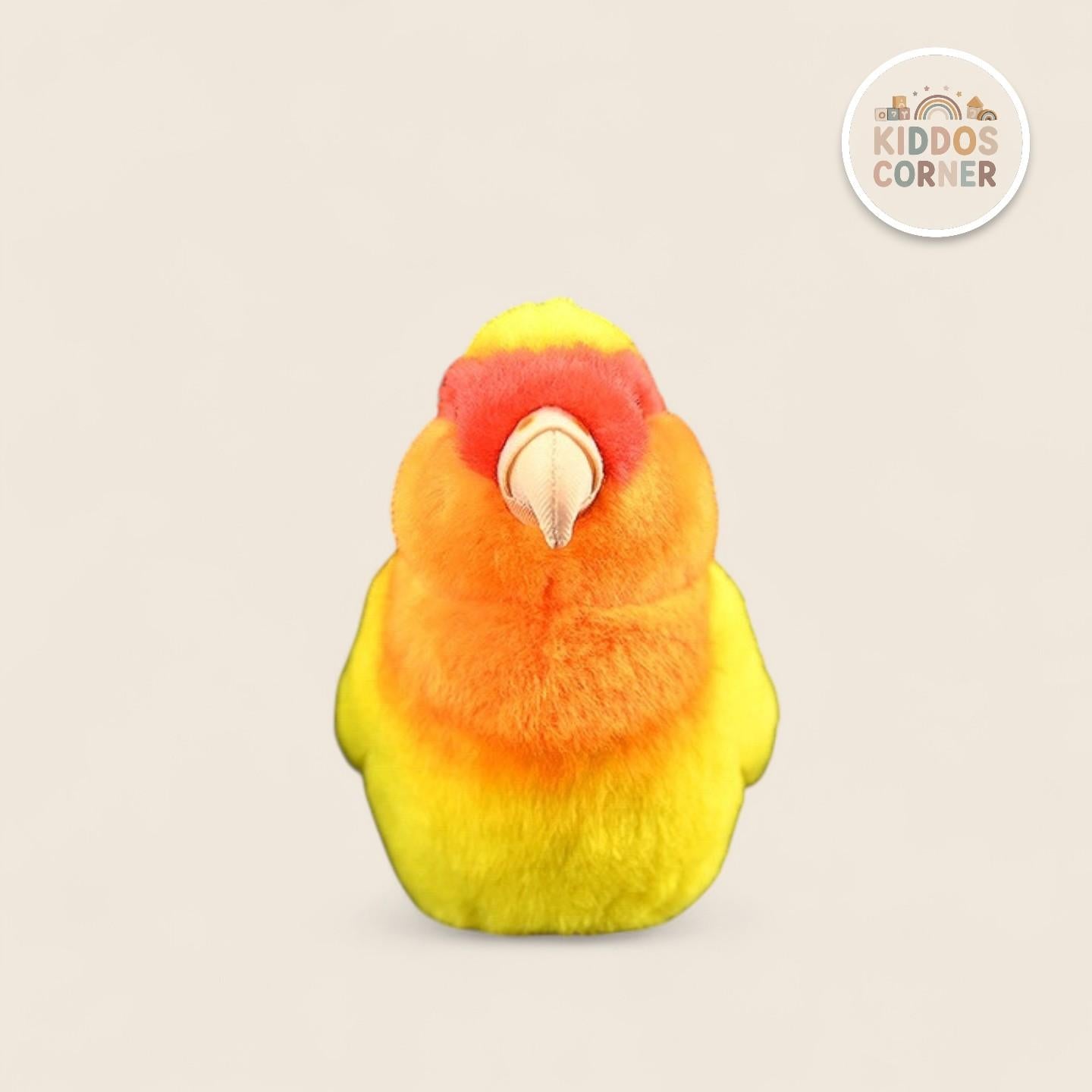 Yellow Lovebird Soft Stuffed Plush Toy