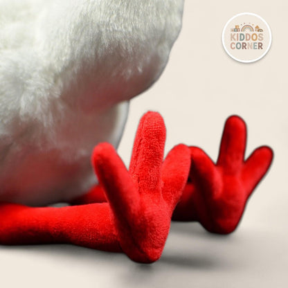 Japanese Crested Ibis Bird Soft Stuffed Plush Toy