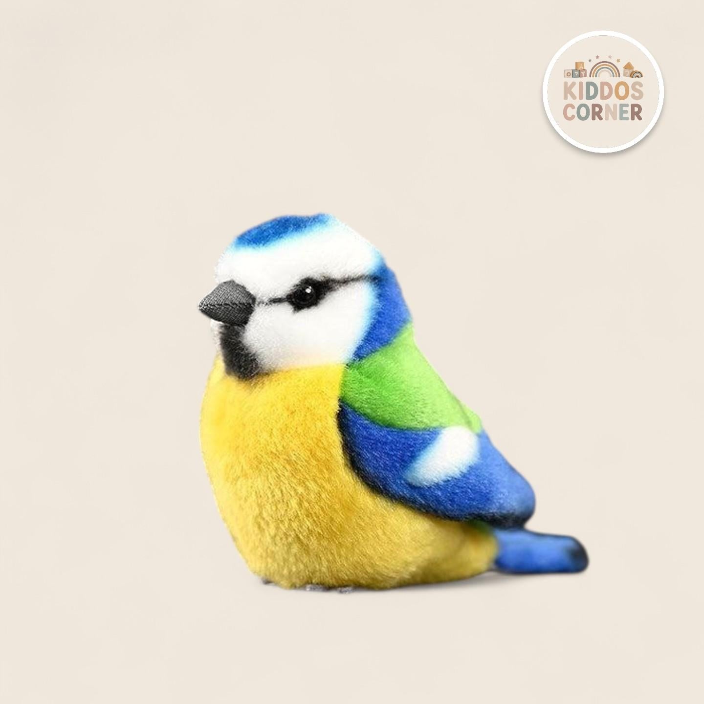 Eurasian Blue Tit Bird Stuffed Plush Toy