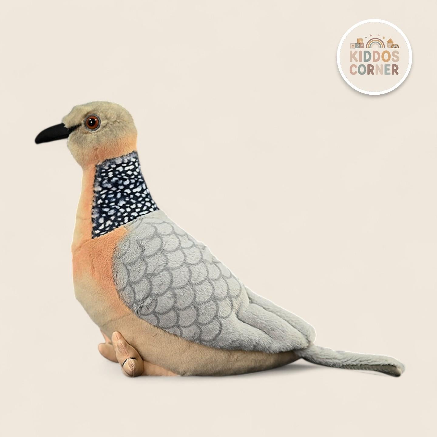 Spotted Dove Bird Soft Stuffed Plush Toy