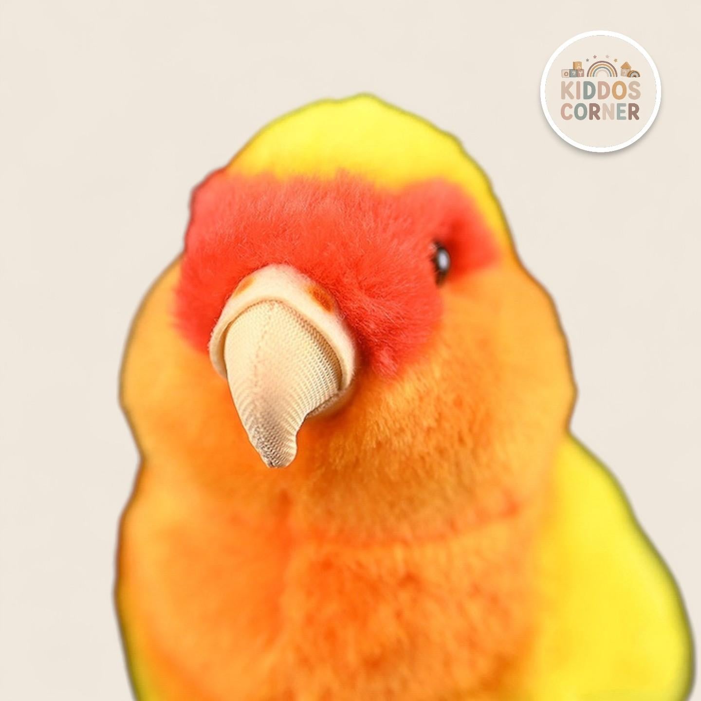 Yellow Lovebird Soft Stuffed Plush Toy