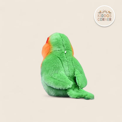 Green Lovebird Soft Stuffed Plush Toy