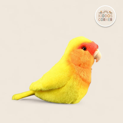 Yellow Lovebird Soft Stuffed Plush Toy