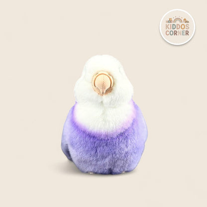 Purple Lovebird Soft Stuffed Plush Toy
