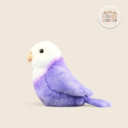 Purple Lovebird Soft Stuffed Plush Toy