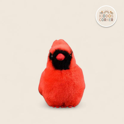Northern Cardinal Bird Soft Stuffed Plush Toy